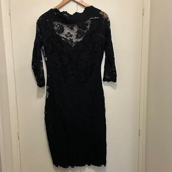 OLVI'S Elegant Black Lace Dress - Picture 6 of 12
